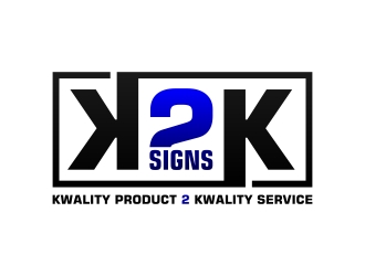 K2K SIGNS logo design by yunda
