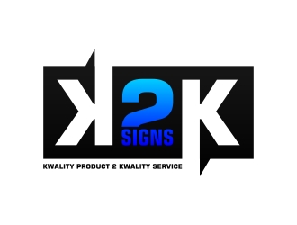 K2K SIGNS logo design by yunda