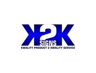 K2K SIGNS logo design by yunda
