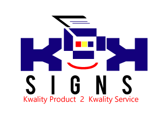 K2K SIGNS logo design by Day2DayDesigns