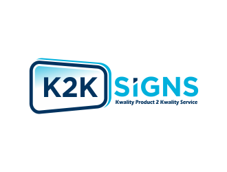 K2K SIGNS logo design by done