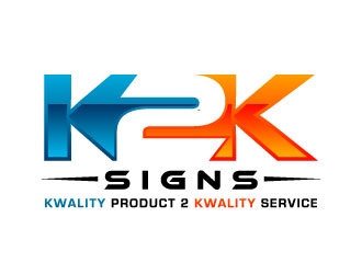 K2K SIGNS logo design by J0s3Ph