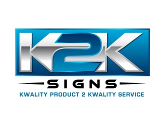 K2K SIGNS logo design by J0s3Ph