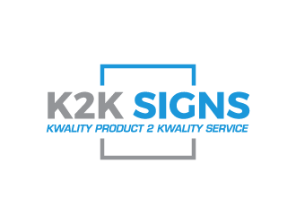 K2K SIGNS logo design by dchris
