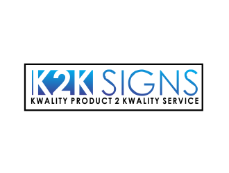 K2K SIGNS logo design by giphone