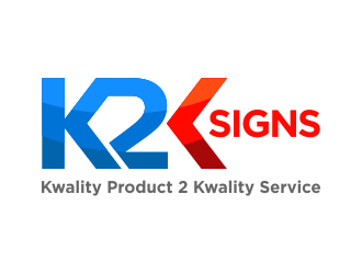 K2K SIGNS logo design by mikael