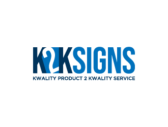 K2K SIGNS logo design by denfransko