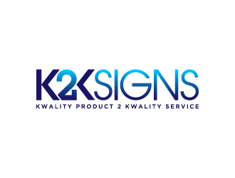K2K SIGNS logo design by denfransko