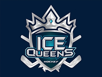 ICE QUEENS logo design by MCXL