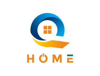 Q-Home logo design by Girly