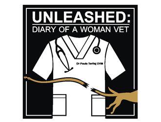 Unleashed: Diary of a Woman Vet  logo design by coco