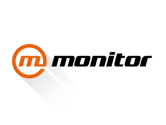 Monitor logo design by spiritz