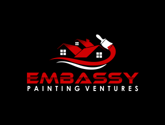 Embassy Painting Ventures logo design by giphone