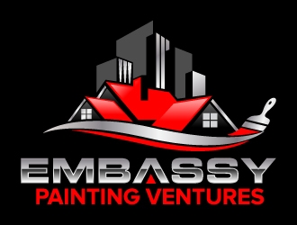 Embassy Painting Ventures logo design by jaize