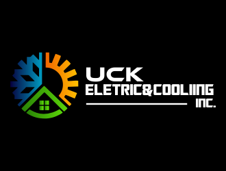 UCK ELETRIC&COOLIING INC. logo design by JessicaLopes