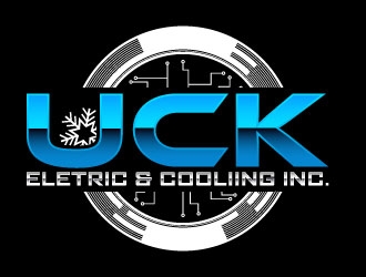 UCK ELETRIC&COOLIING INC. logo design by daywalker