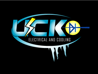 UCK ELETRIC&COOLIING INC. logo design by Day2DayDesigns