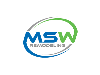MSW Remodeling  logo design by qqdesigns
