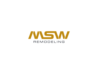 MSW Remodeling  logo design by violin