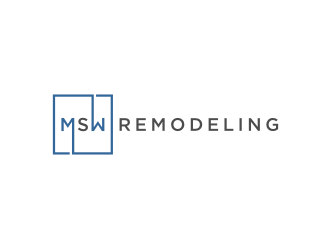 MSW Remodeling  logo design by Gravity