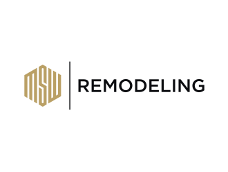 MSW Remodeling  logo design by kevlogo