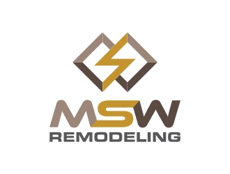 MSW Remodeling  logo design by lokiasan