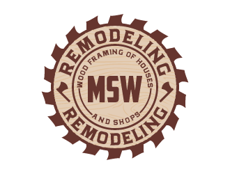MSW Remodeling  logo design by dchris