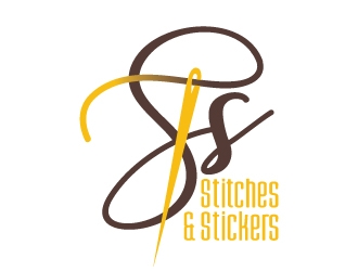 Stitches & Stickers logo design by Boomstudioz