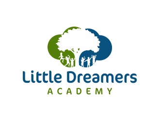 Little Dreamers Academy logo design by Girly
