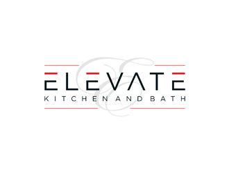 Elevate Kitchen and Bath  logo design by ndaru