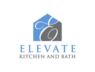 Elevate Kitchen and Bath  logo design by dchris
