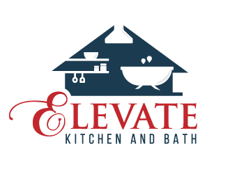 Elevate Kitchen and Bath  logo design by akilis13