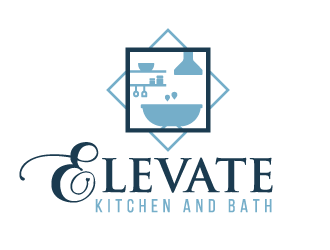 Elevate Kitchen and Bath  logo design by akilis13