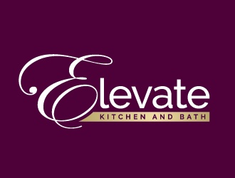 Elevate Kitchen and Bath  logo design by spiritz