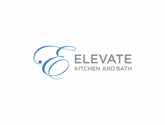 Elevate Kitchen and Bath  logo design by luckyprasetyo