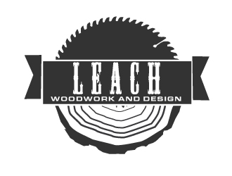 Leach Woodwork & Design logo design by ElonStark
