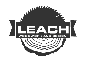 Leach Woodwork & Design logo design by ElonStark
