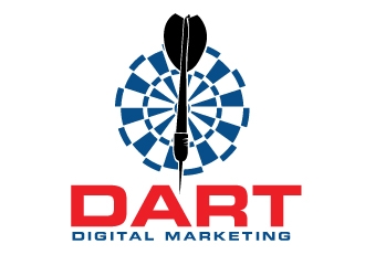 Dart Digital Marketing logo design by ElonStark