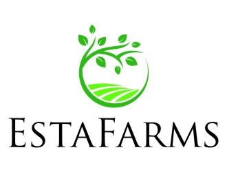 EstaFarms logo design by jetzu