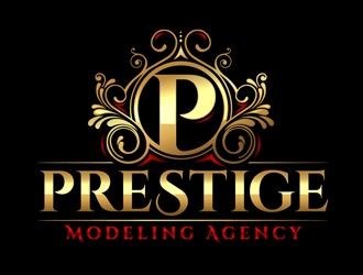 Prestige Modeling Agency logo design by DreamLogoDesign