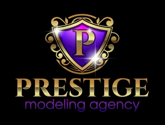Prestige Modeling Agency logo design by DreamLogoDesign