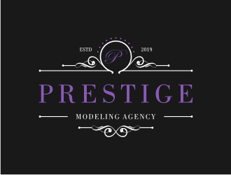 Prestige Modeling Agency logo design by Gravity