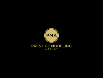 Prestige Modeling Agency logo design by L E V A R