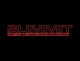 Summit Hot Tubs Lawn and Recreation logo design by oke2angconcept