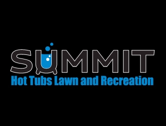 Summit Hot Tubs Lawn and Recreation logo design by ElonStark