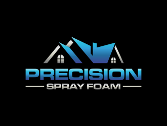 Precision Spray Foam  logo design by RIANW