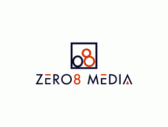 Zero 8 Media logo design by lestatic22