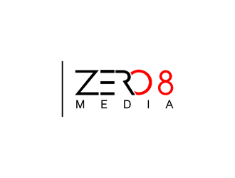 Zero 8 Media logo design by coco