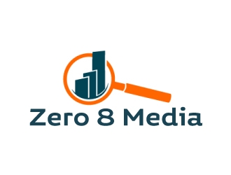 Zero 8 Media logo design by ElonStark