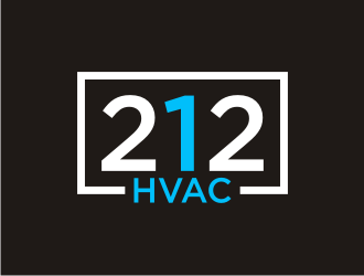 212 HVAC logo design by rief